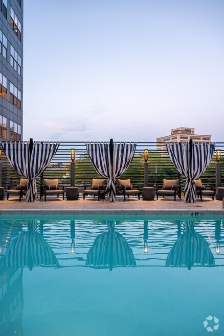 Pool Area Cabanas - Pierpont at City Crossing