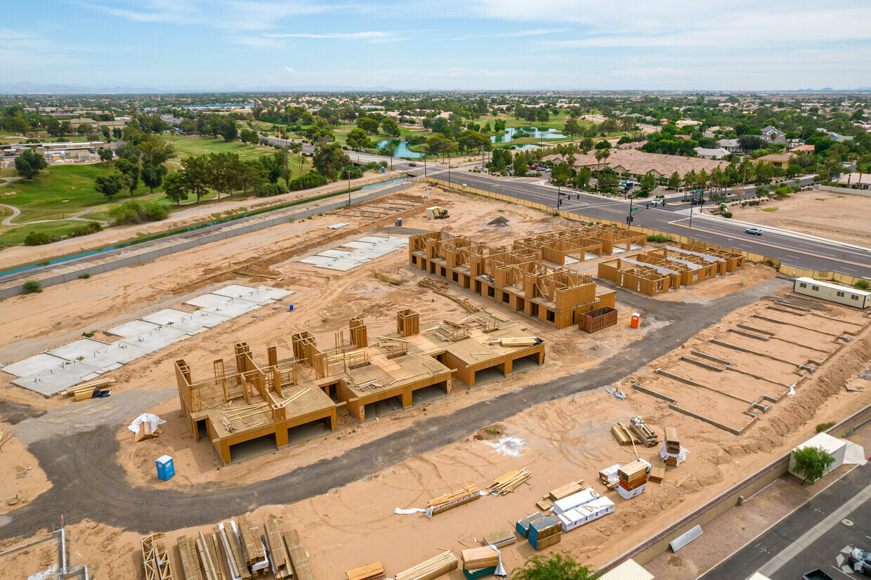 Aerial Photo - Canal on Baseline