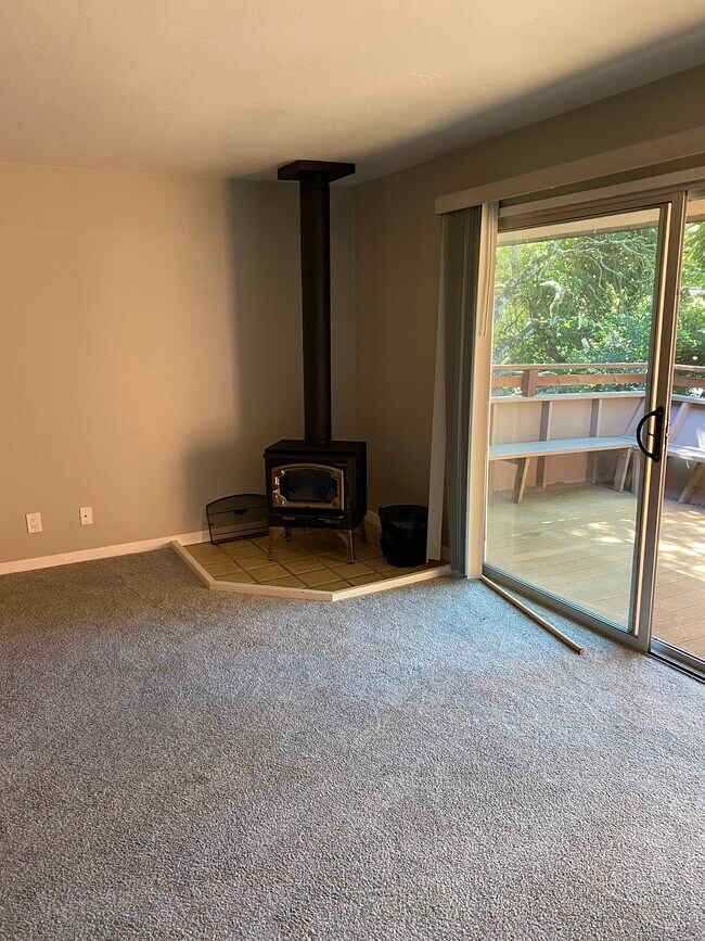 Wood burning stove for cozy winters! - 407 Maple St