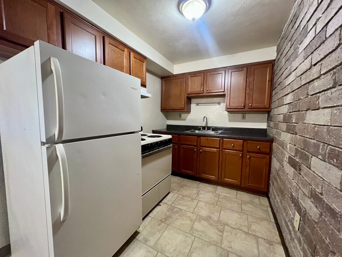 Cozy One Bedroom Apartment! Exposed Brick throughout & Laundry On-Site! Call Today! - Cozy One Bedroom Apartment! Exposed Brick throughout & Laundry On-Site! Call Today!
