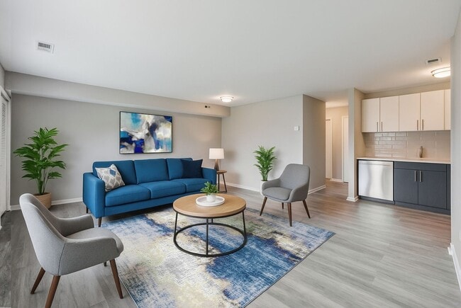 Livingroom - The Crossings at Neshaminy Apartments