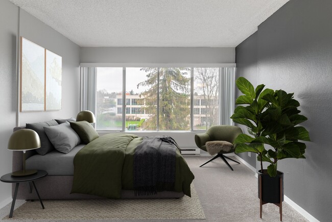 Two-Bedroom Master Bedroom - Luxe at Meridian