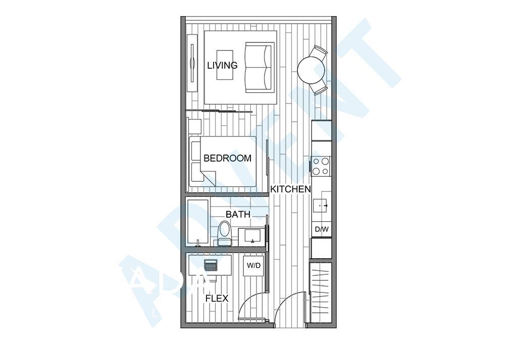 Photo du bâtiment - The Residences At West 1 Bed Apartment Ren...