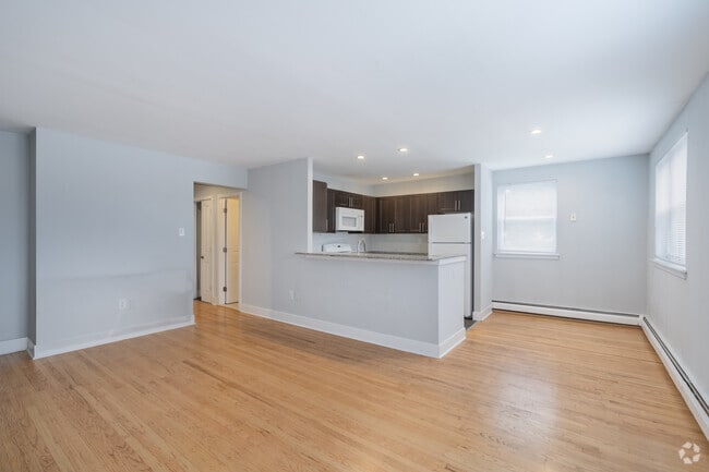 2HAB, 1BA - 1060SF Sala de estar - Ambler Lofts