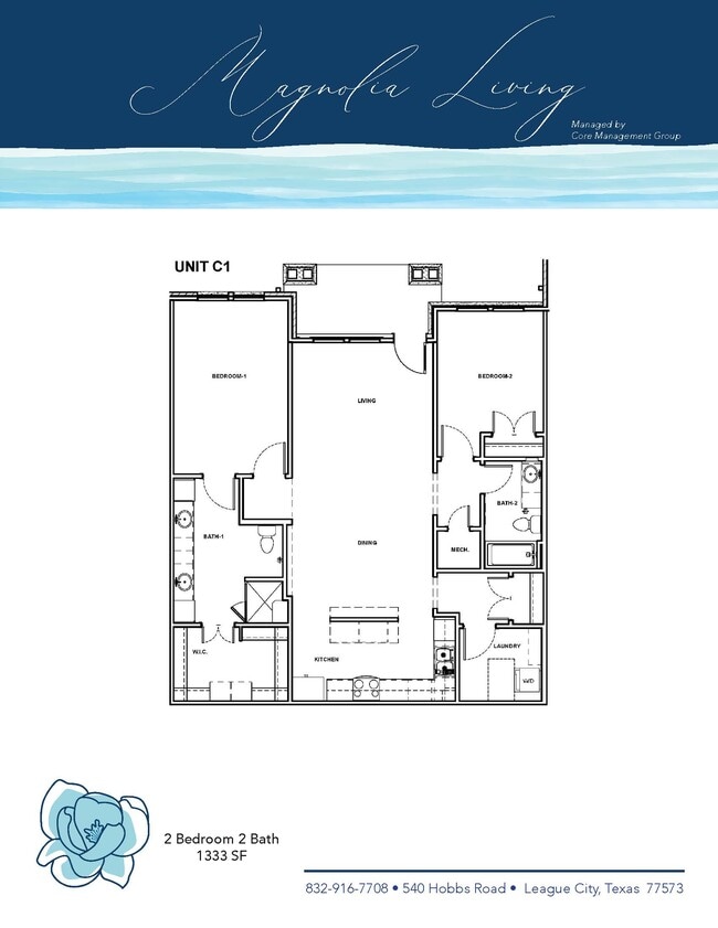 Unit C1 - The Magnolia Living