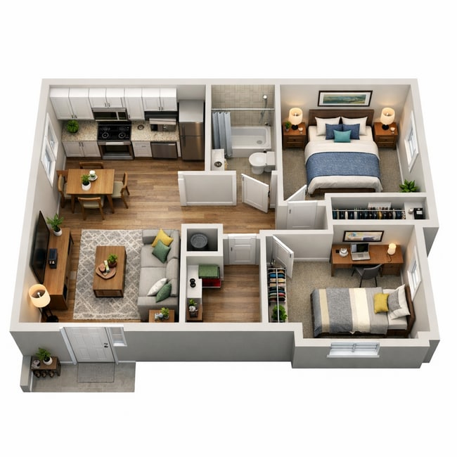 Interior Photo - Oak Leaf Apartments