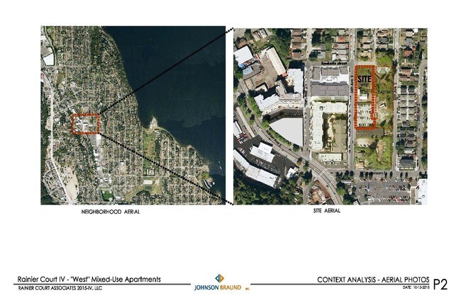Aerial Photo - SPOKANE AT RAINIER COURT a 55+ Affordable Community