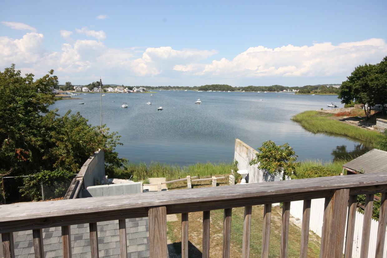Rear Deck Water View - 534 Park Ave