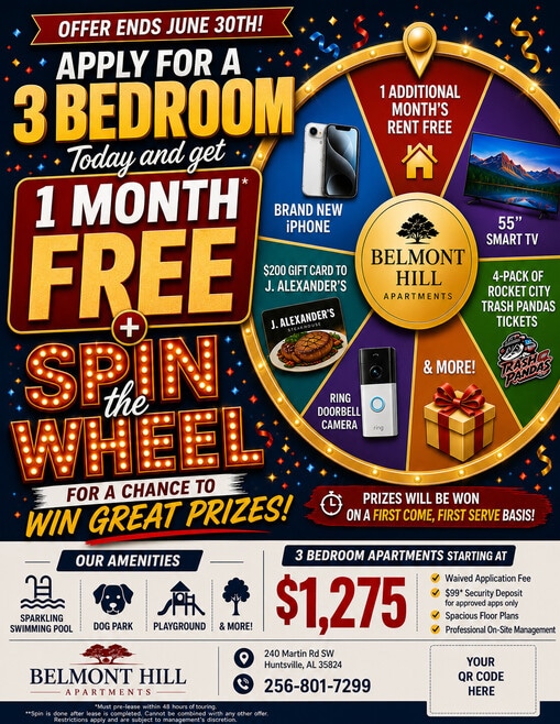 June Special!! - Belmont Hill Apartments