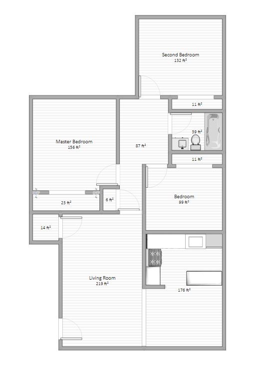 Floor Plan - 627 Wiltshire Blvd