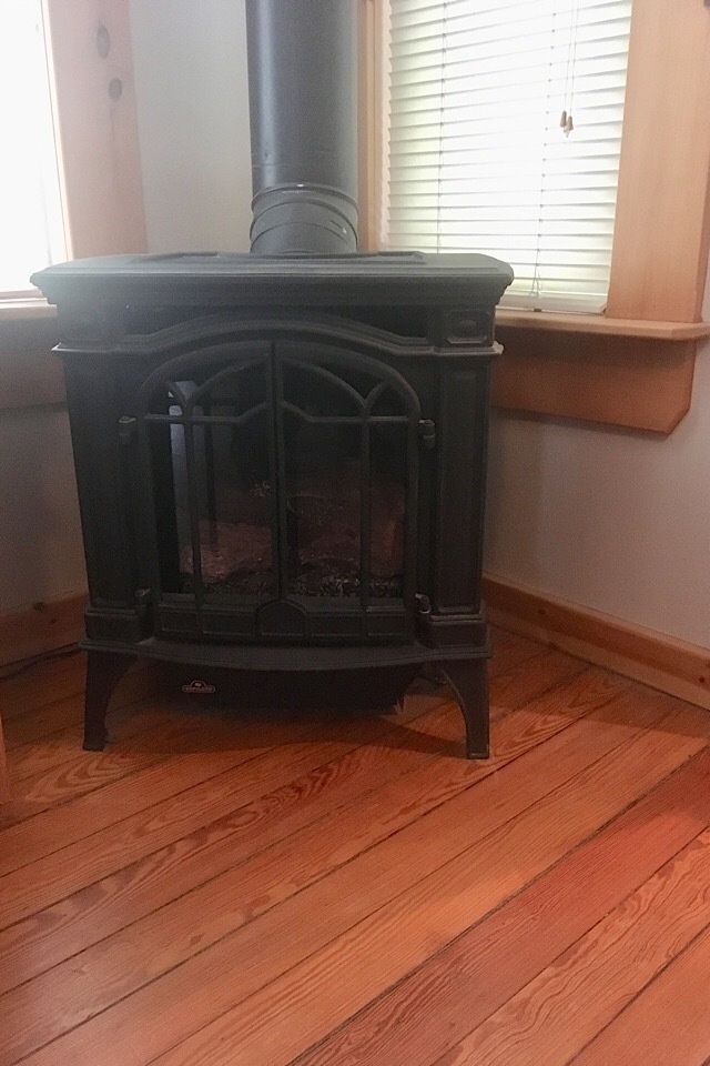 Freestanding Gas Fireplace - 16 Harrison Ave