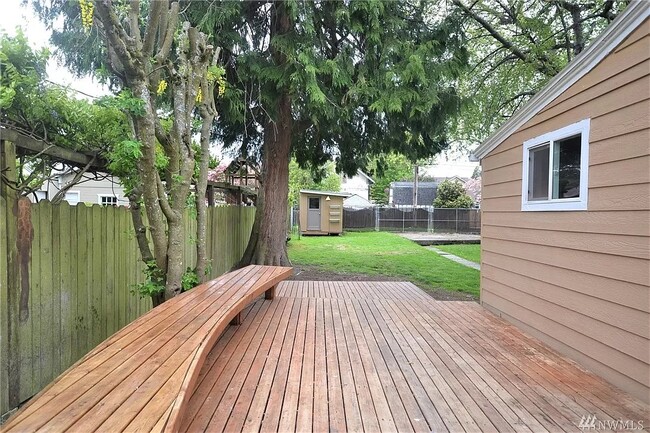 Deck and Back Yard - 3842 S D St