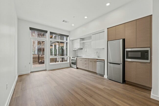 The kitchen and living space of The 2023 - One Rangers Way