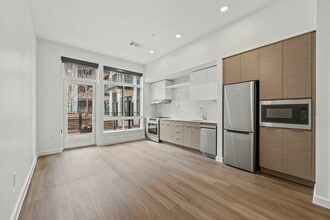 The kitchen and living space of The 2023 - One Rangers Way