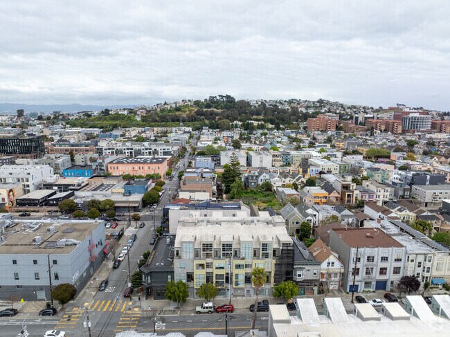 Aerial Perspective - 2407-2411 Harrison St
