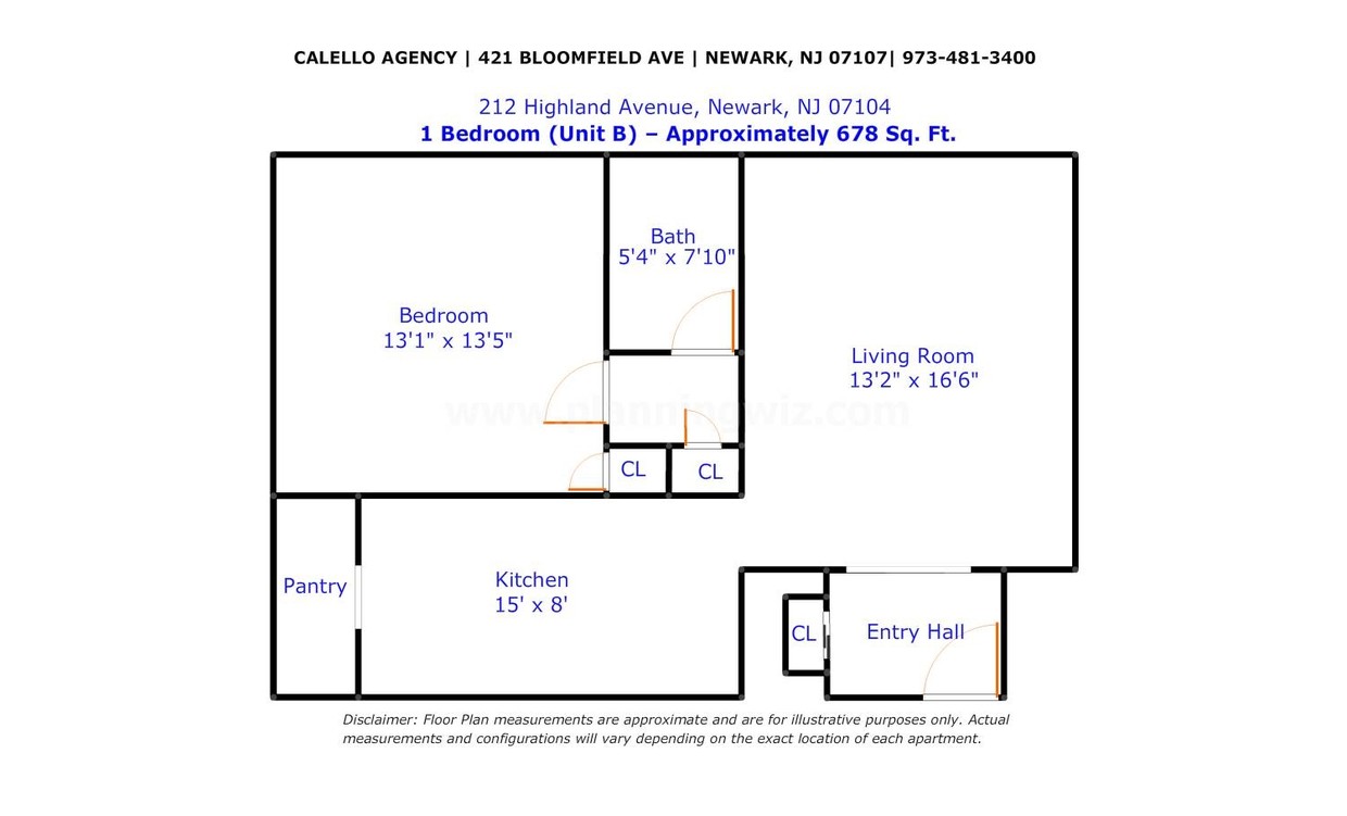 1BR/1BA - 212 Highland Ave