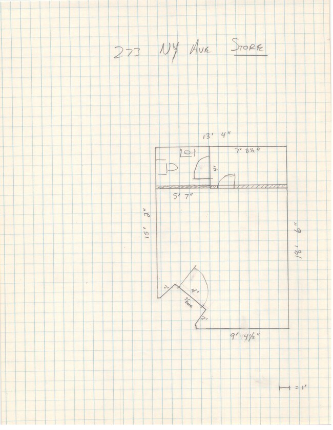 Plano de planta - 273 New York Ave