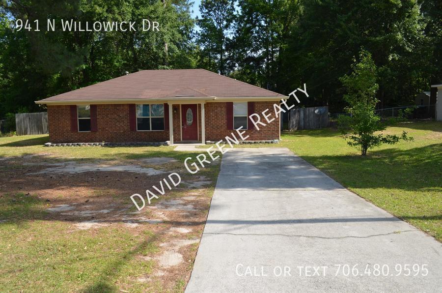 941 N Willowick Dr, Grovetown, GA 30813 House Rental in Grovetown, GA