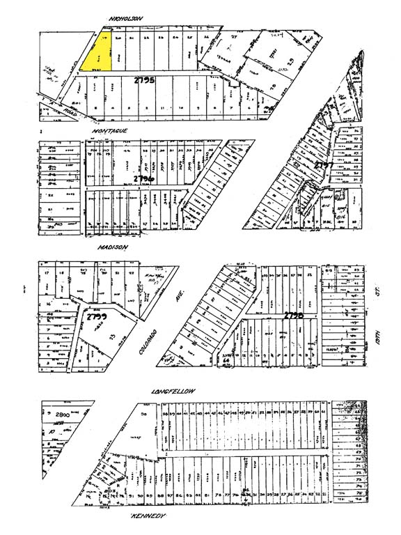 Plat Map - 1348-1350 Nicholson St NW