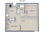 Two Bedroom Townhome