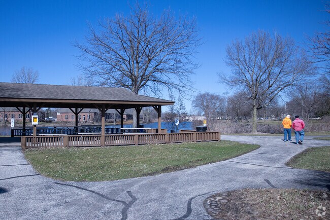 Jaycee Memorial Park in Cary is a great place to walk, bike, or walk your dog.