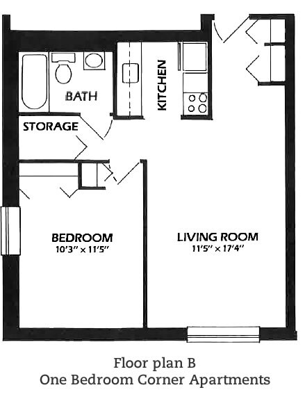 1HAB/1BA - Fedor Manor Apartments