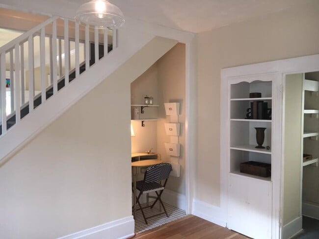 Dining Room with desk nook and built-in bookcase - 1120 E Santa Clara St