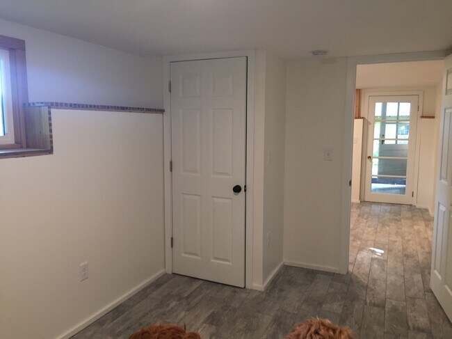 Bedroom into living room - 604 Spencer Rd