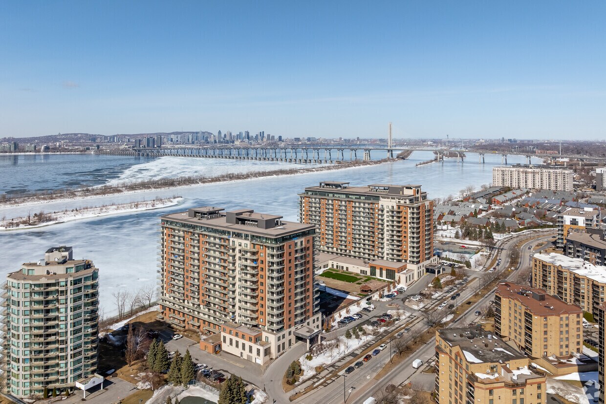 Photo aérienne - Les residences soleil