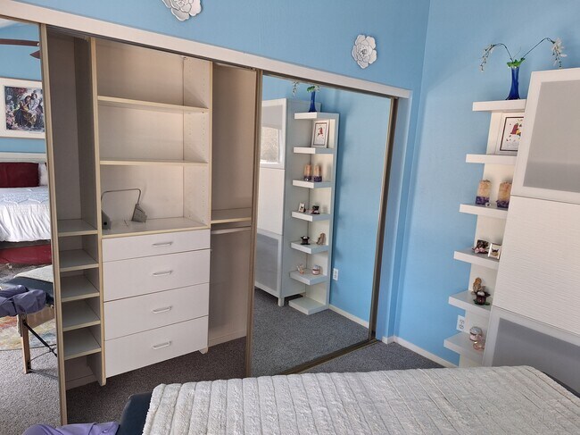 2 closets in master with organizers - 4162 Marigene Ct