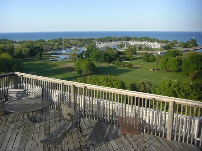 View from roof - 4180 N Marine Dr