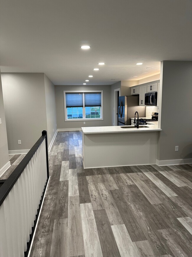 Kitchen view from living room. - 1622 Gunnison Rd