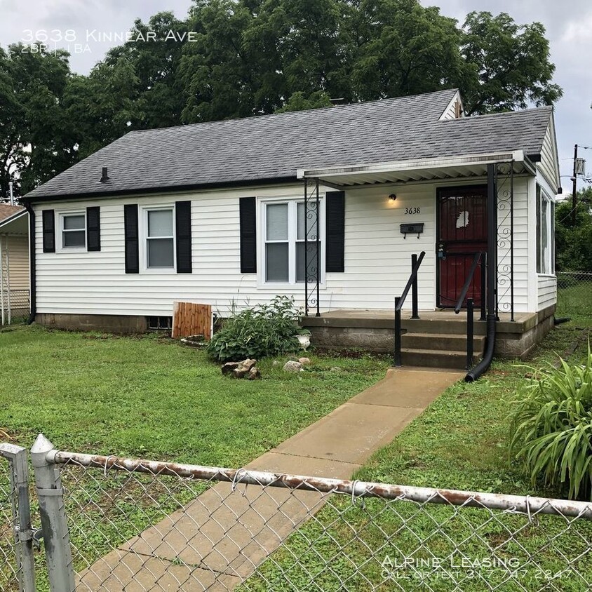 2BR House w/Large Fenced Yard! - House for Rent in Indianapolis, IN