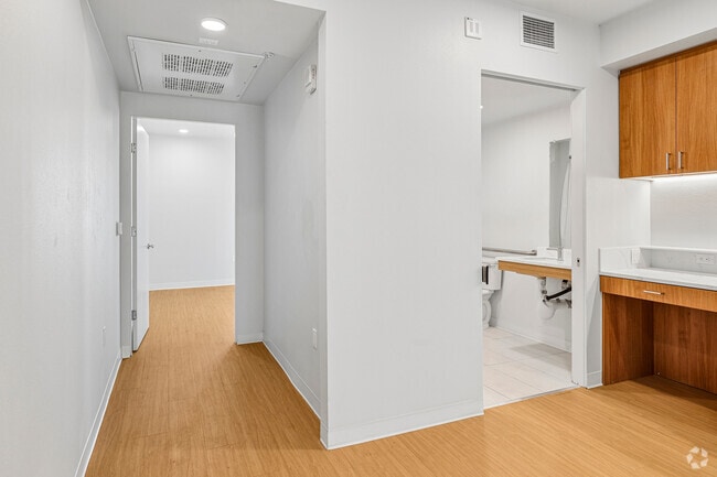 1BR, 1BA - 458SF - Living Room - Third Thyme