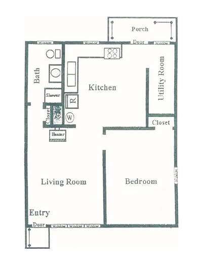 1HAB/1BA - Pinewood Village