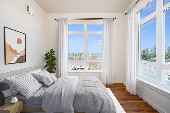 2BR, 1BA - 849+SF - Bedroom - Rivenwood