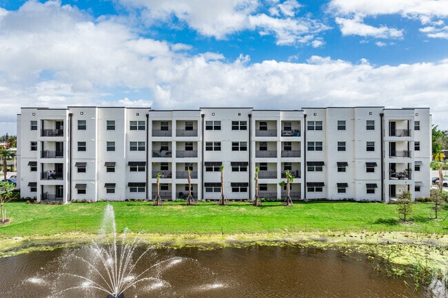 Pond & Building Rear - Estero Vista Apartments