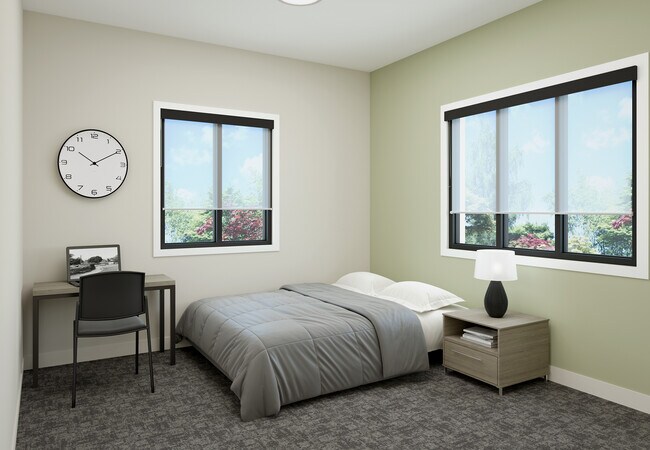 Chambre à coucher - Campus Gate Residence's