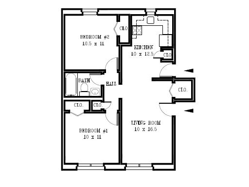 Plano de planta - Home-Like Apartments Inc.