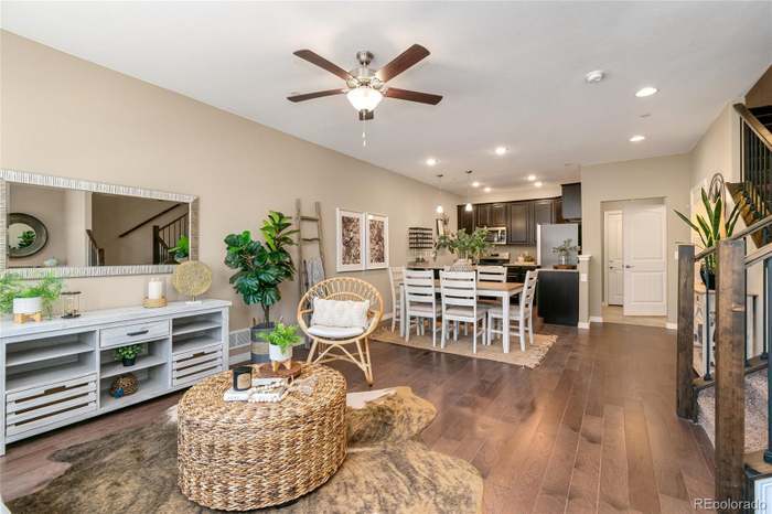 Living room, dining room and kitchen - 2444 Ridge Top Dr