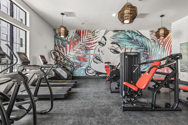 Working out is an art at Azalea luxury apartments in Tampa, Florida - Azalea Luxury Apartments