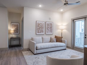 The Sabine: 2BR, 2BA- Living Room - The Flats at Ransley
