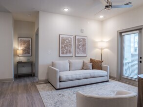The Sabine: 2BR, 2BA- Living Room - The Flats at Ransley