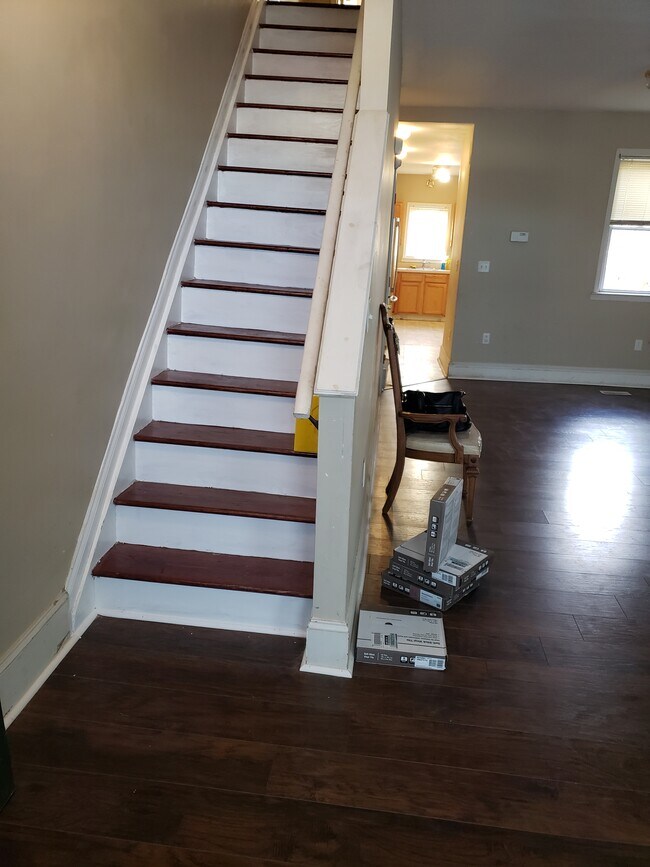 Stairs to 2nd Floor - 323 Academy St