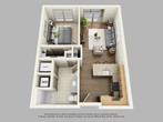 4-Story Building 1 Bedrooms