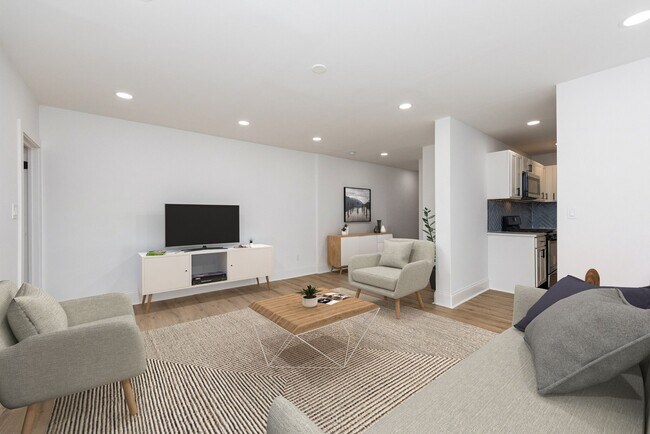Área de estar - Corner Grove Apartments