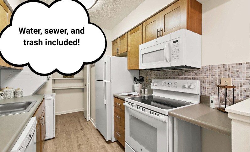 Estilo de cocina contemporáneo - Country Club Apartments