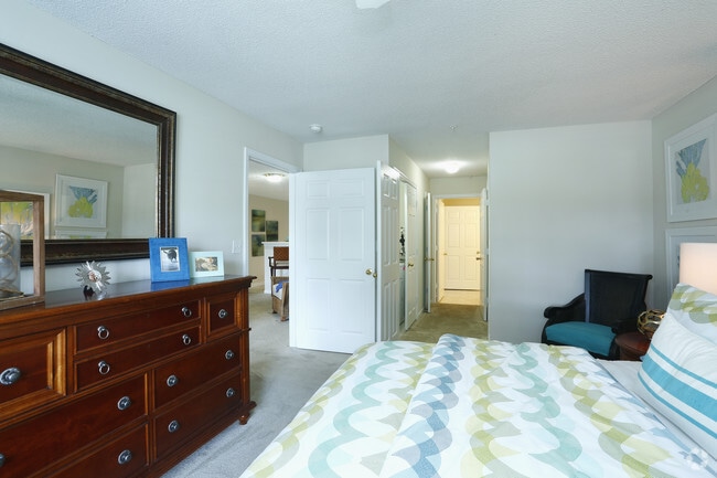 1BR, 1BA - 918 SF Hatteras- Bedroom - Reserve at Jacksonville Commons