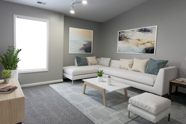 Dos habitaciones, dos baños, estilo 1 - Roachton Flats