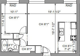 Floorplan - Laurentia Apartments